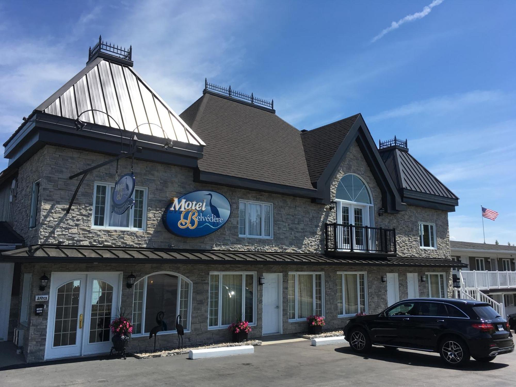 Motel Vue Belvedere Saint-Siméon Exterior foto