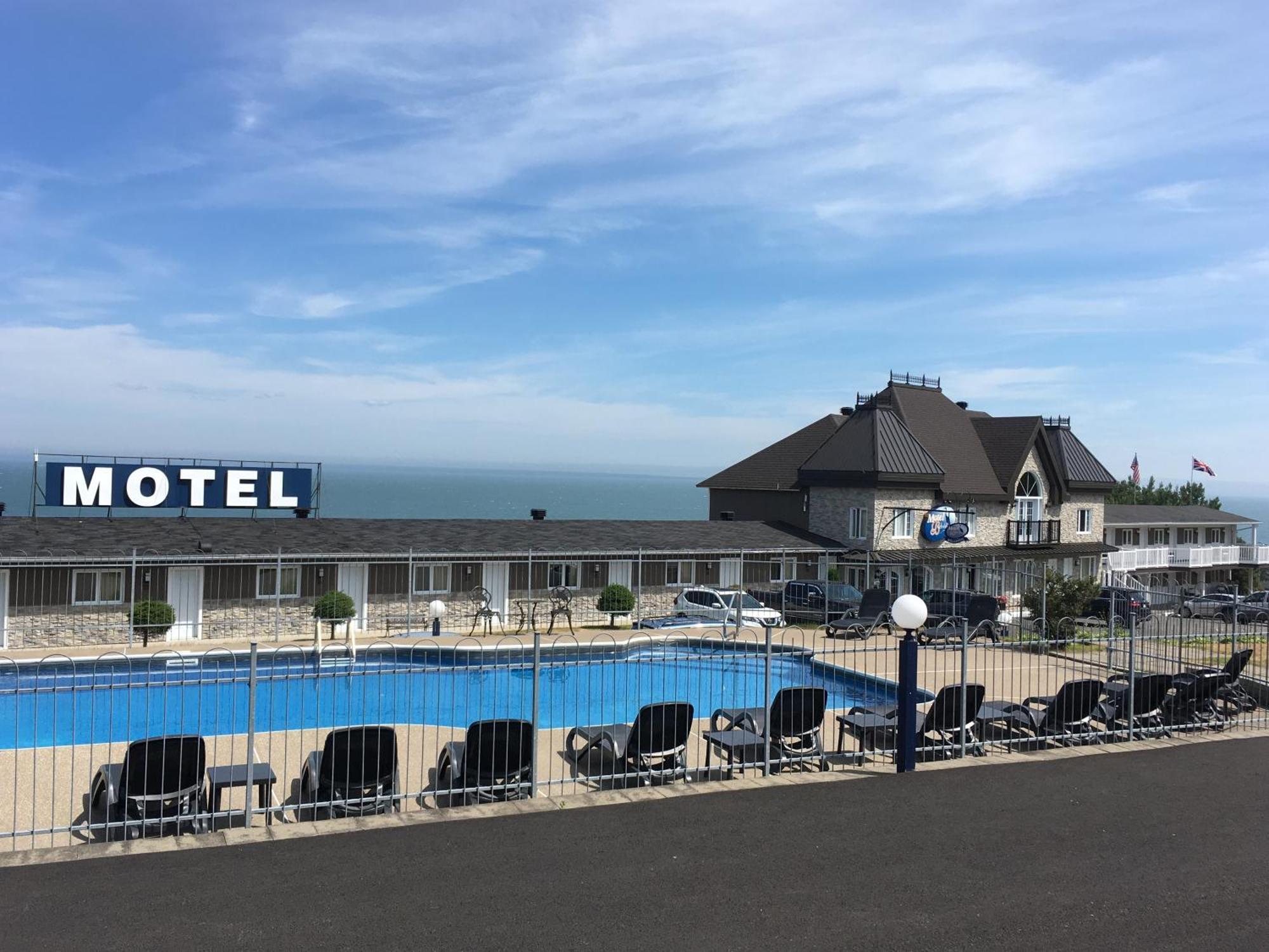 Motel Vue Belvedere Saint-Siméon Exterior foto